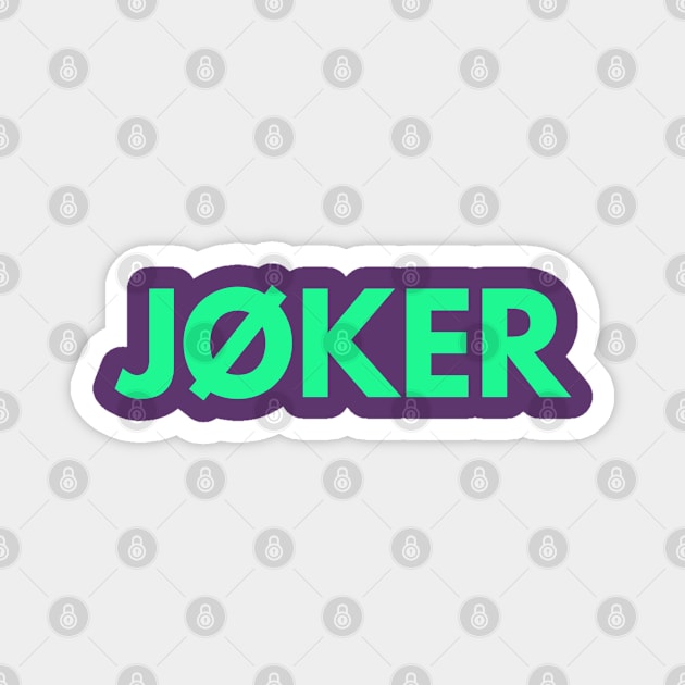 Joker Magnet by Abeer Ahmad