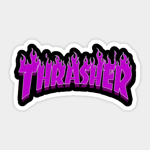Thrasher Pink. - Thrasher - Sticker | TeePublic