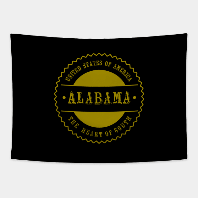 Alabama State T-shirt for patriots Tapestry by Athenum