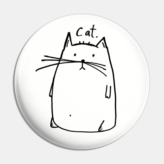 Just your basic cat Pin by witterworks