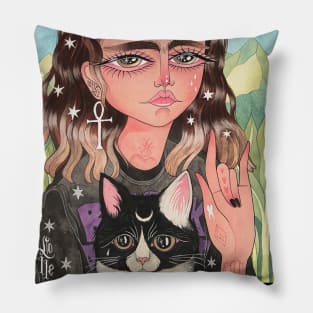 Cat Lady Pillow