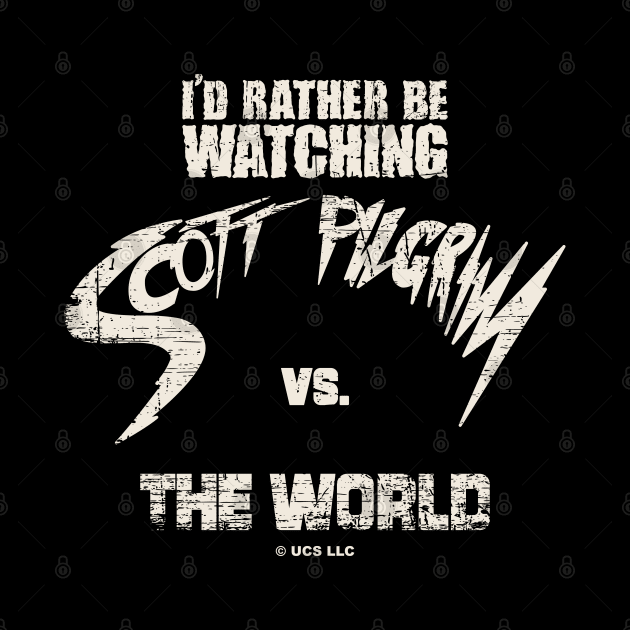 I'd rather be watching scott pilgrim vs the world by HEJK81