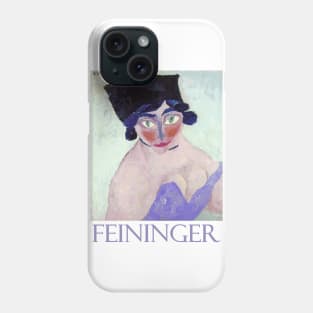 Woman with Green Eyes (1915) by Lyonel Feininger Phone Case