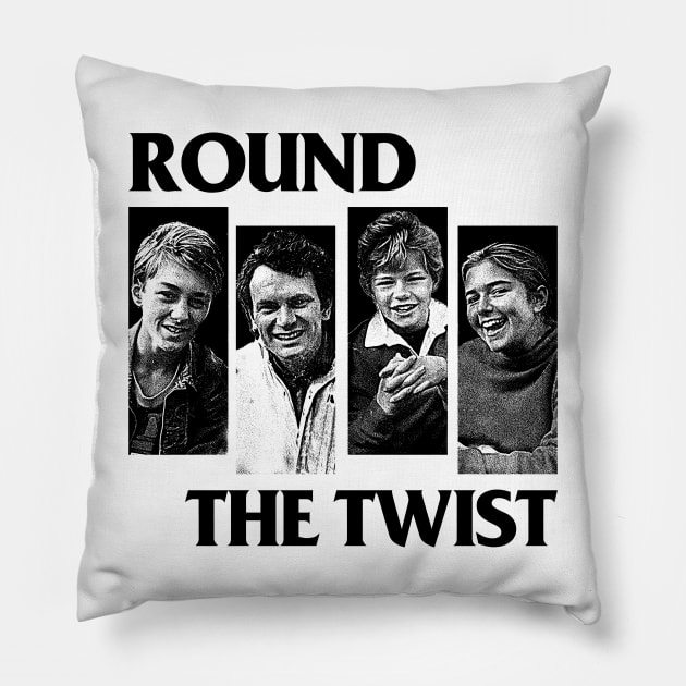 Round The Twist Pillow by DankFutura