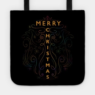 Golden Christmas clothes Tote