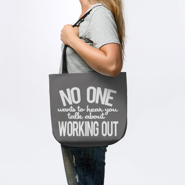 workout tote bag