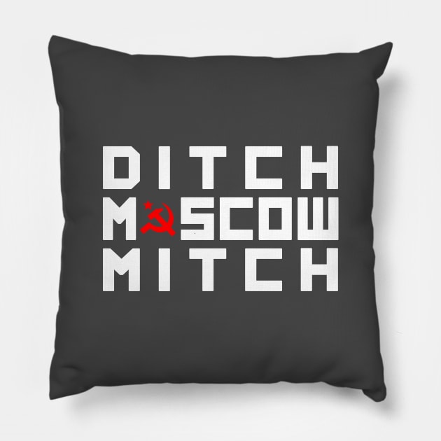 Moscow Mitch Pillow by christopper