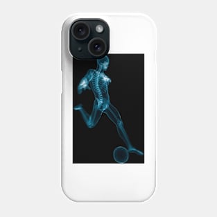 Football player, artwork (F005/5028) Phone Case