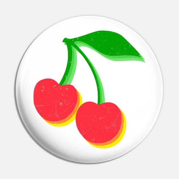 Retro Cherries Pin by lolosenese