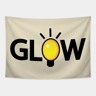 Glow glowing artistic design Tapestry