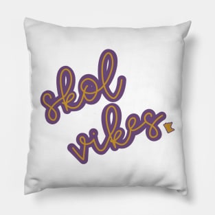 Skol Vikes Pillow