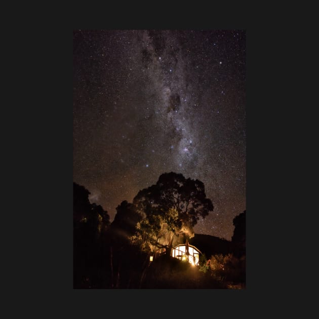 The Milky Way Over the Boathouse by krepsher