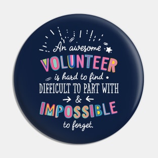 An awesome Volunteer Gift Idea - Impossible to Forget Quote Pin