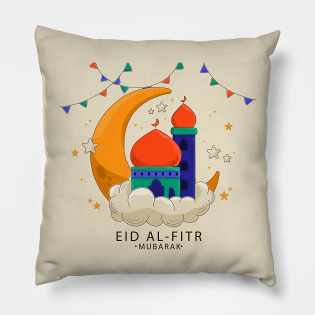 Eid AL Fitr Pillow by Mako Design 