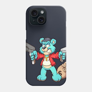 Teddy bear guns Phone Case