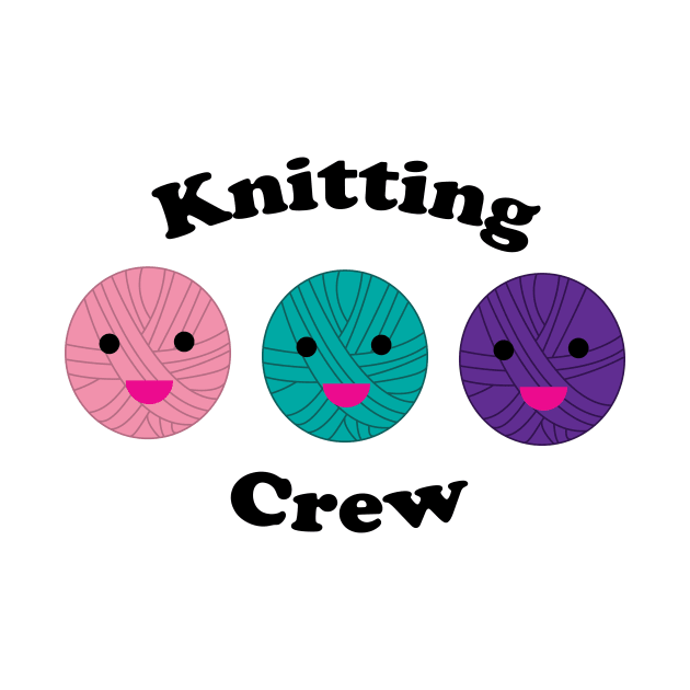 Knitting Crew Funny Kawaii Yarn by Beautiful Cuteness