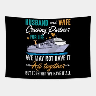 Husband And Wife Cruising Tapestry