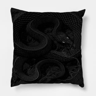 BLACK SNAKE Pillow