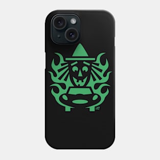 Hot Rod Halloween Witch Phone Case