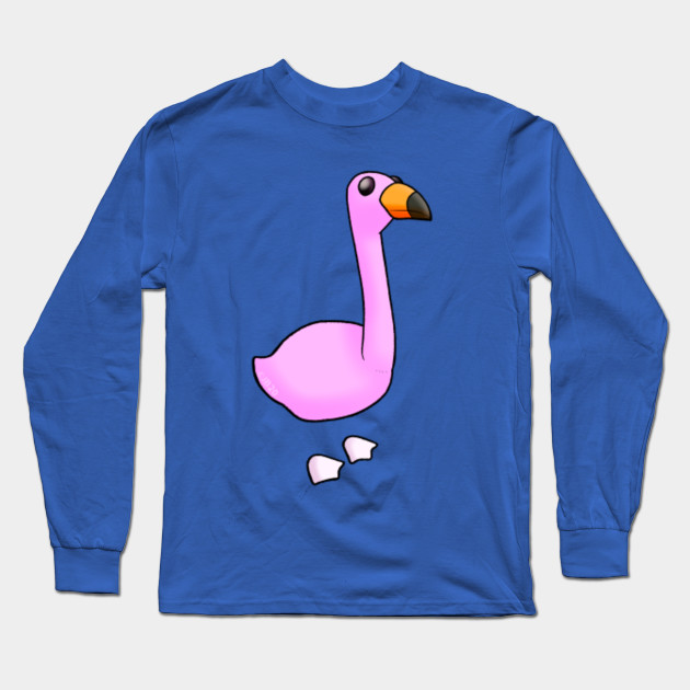 Flamingo Roblox Long Sleeve T Shirt Teepublic - flamingo merch roblox t shirt