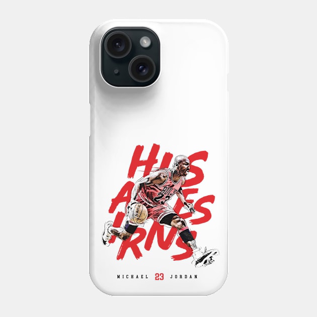 Michael Jordan His Airness Phone Case by edbertguinto