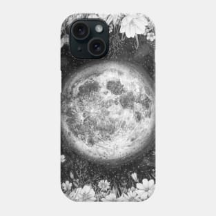 Midnight Moon in the Garden Phone Case