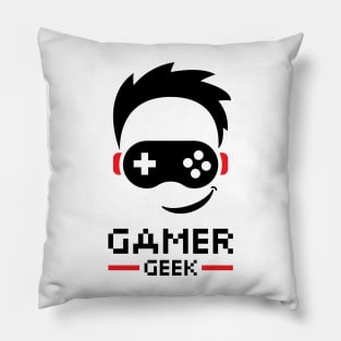 Gamer Geek Design for Gaming Lover Boys Men Girls Women Kids Pillow