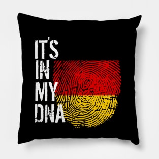 Germany Flag Fingerprint My Story DNA German Pillow