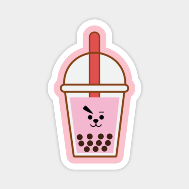 Cooky Bubble Tea Bt21 Magnete Teepublic It