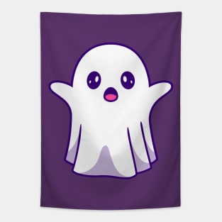 Cute Little Ghost Tapestry