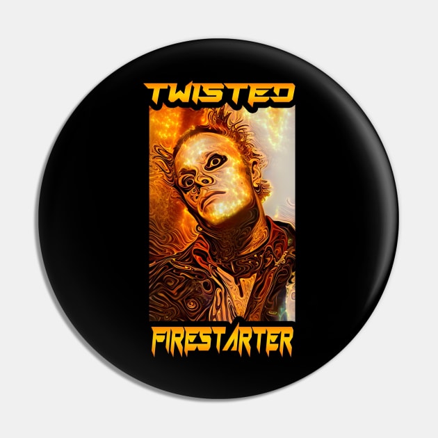 90s Techno Icon - TWISTED FIRESTARTER Pin by OG Ballers