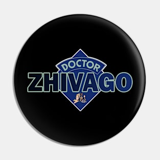 Doctor Zhivago - Doctor Who Style Logo Pin