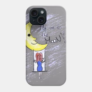 Fly Me To The Moon Phone Case