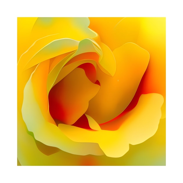 Yellow Rose Macro by DANAROPER