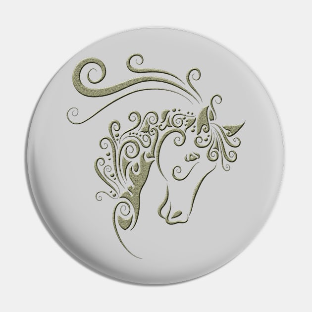 Horse head Pin by tsign703