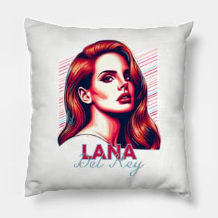 Lana Del Rey - Summer Portrait Pillow