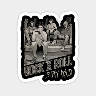 Rock X Roll Stay Gold Magnet