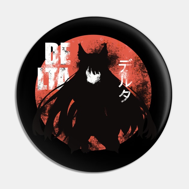 The Eminence in Shadow Delta in Vintage Minimalist Anime Characters Design  with Japanese Name - Delta - Magnet