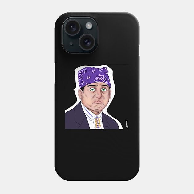 prison mike in the office Phone Case by jorge_lebeau