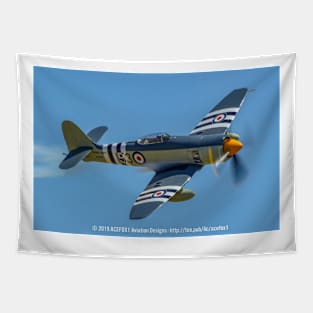 Sea Fury High-Speed Pass Tapestry