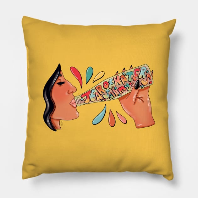 Haterade Tears of My Haters Pillow by My Depiction Addiction 