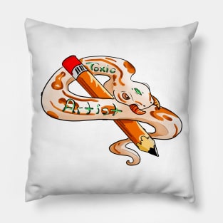 Toxic Artist Pillow