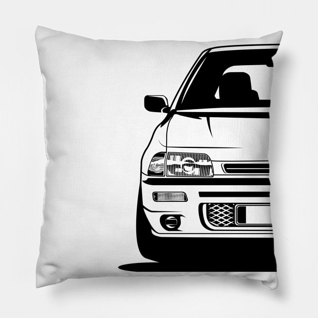 Charade G200 1996 Pillow by SquareFritz