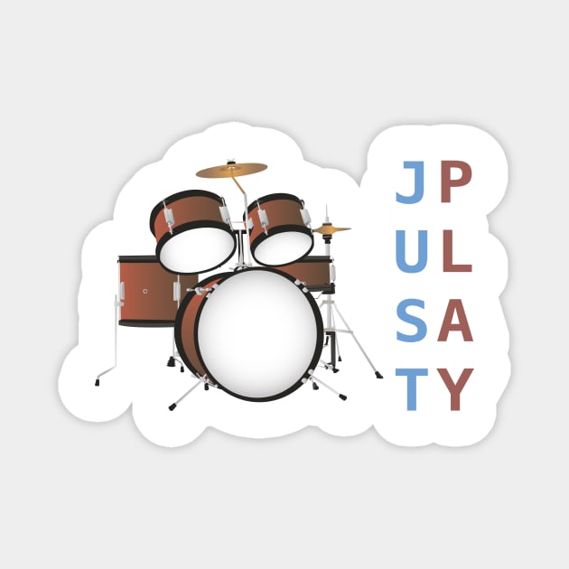 Just Play the Drums Magnet by NorseTech