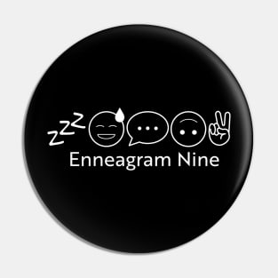 Enneagram 9 T-Shirt | Enneagram Type 9 | Peacemaker| Stable | Enneagram Gifts | Unisex - Men & Women's Tee Pin