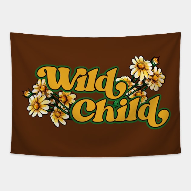 Wild Child Tapestry by bubbsnugg