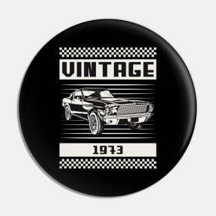 Vintage 1973 Retro Car Pin