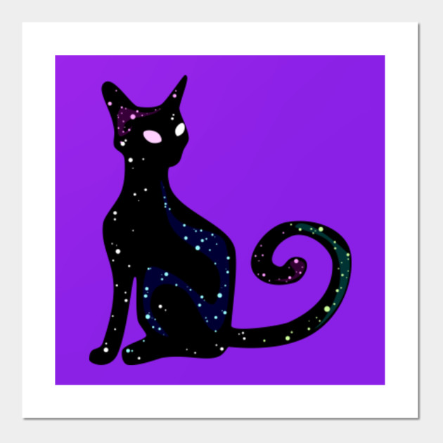 Black Magic Cat Cat Posters And Art Prints Teepublic