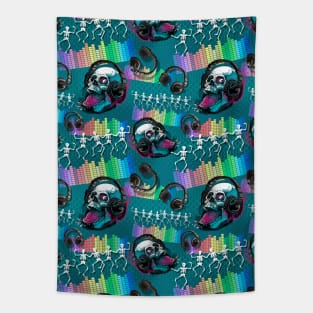 Skeleton Dance Party Tapestry