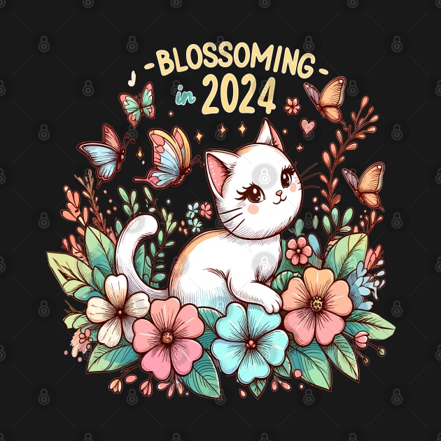 Cat Blossoming by maknatess